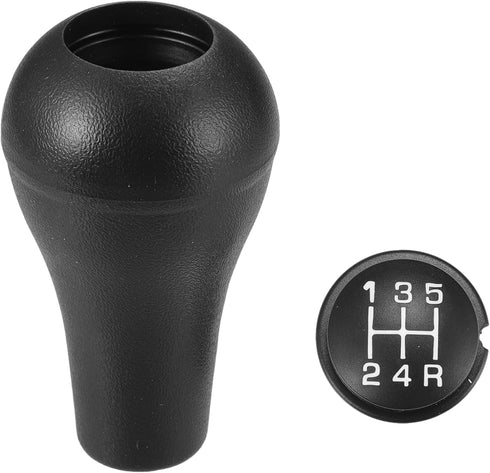 uxcell 1 Set 5 Speed Manual Transmission Shift Knob with Insert for Dodge Dakota 1994-2009 for Dodge Durango 1998-2000 No.52104174/4446921...