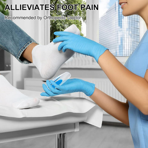 Gel Silicone Heel Pads/Cups,4 Pairs Heel Lifts for Achilles Tendonitis,Shoe Wedge Inserts for Plantar Fasciitis,Sore Heel, Heel Spur and Heel Pain...