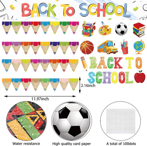Back to School Classroom Bulletin Board Set Welcome Back to School Bulletin Board Decorations, Welcome Back to School Board, Back to School Bullet...