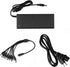 12V 7A CCTV Surveillance Video Power Supply Adapter + 1 to 8 Power Splitter & 110~240V AC 2.1mm Plug for Security Camera?LED Strip Light...