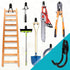 Eagles Garage Hooks, Heavy Duty Tool Hangers for Garage Wall Utility Wall Mount Garage Hooks and Hangers with Anti-Slip Coating Organizing Ladder,...