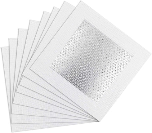 8pcs Drywall Repair Patch, 4" x 4" Drywall Patch Self Adhesive Aluminum Wall Repair Patch Kit...