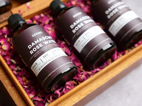 Govedic Rose Water for Cooking, Baking, Cocktails | 100% Food Grade Rose Water | Face & Hair Care | Steam-Distilled Edible Damask Rose | 100 ml 3....