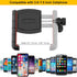 Gym Magnetic Phone Holder for Gym/Fridges/Motorcycle Tank/Motor Vehicle,3.46 inch Magnetic Base Aluminum Alloy Ball Joint,Adjustable Clip Compitab...