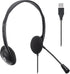 MANHATTAN USB Headset with Mic & Long 5 ft Cable - Dual-Sided Padded On-Ear, Adjustable Headband - for Desktop, Laptop, Computer – 3 Yr Mfg Warran...