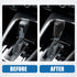 Gear Shifting Knob Cover Automatic Transmission Lever Trim for Jeep Cherokee 2014-2021 PU Leather Carbon Fiber Pattern Black...