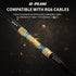 G-PLUG F81 Coaxial Cable Connectors - Exceptional Signal Quality and Durability for Uninterrupted Connectivity...