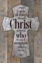 DEXSA I Can Do All Things...New Horizons Wood Plaque | Made in the USA...
