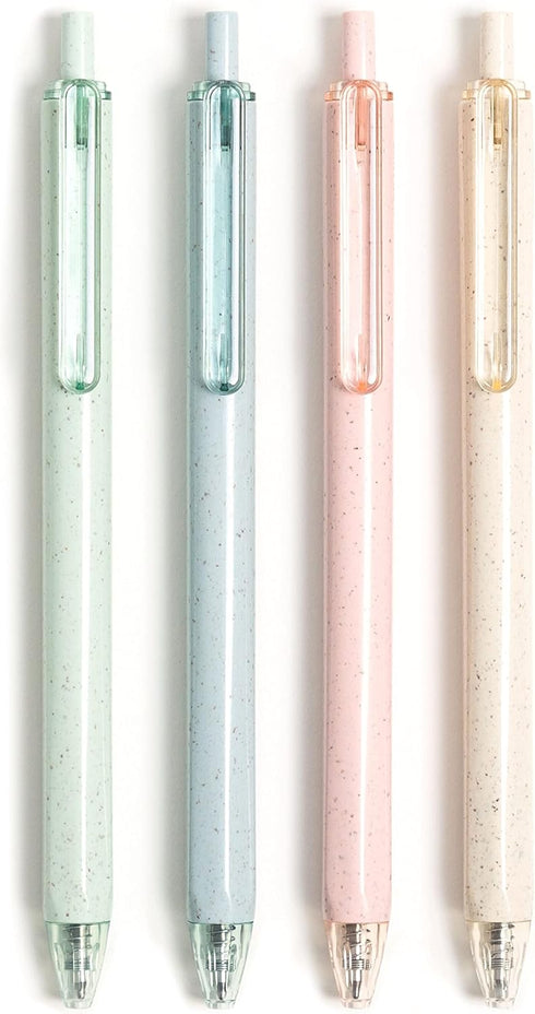 U Brands U-Eco Gel Ink Pens, Pastel Speckle, 4 Count (4375T06-48)...