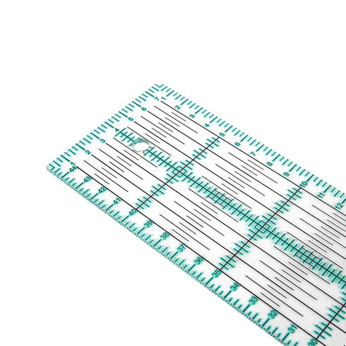 Quilting Ruler 8 x 45cm Sewing Acrylic Ruler Anti-Slip Metric Ruler DIY Quilting Tools with Clear Printed Lines for Precise Cutting...