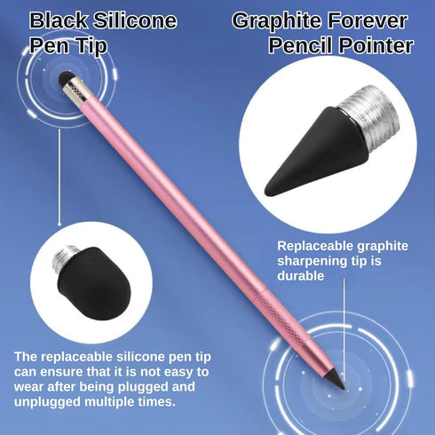 2PCS Stylus Pen for iPad, 2 in 1 Double-Ended Stylus Pen Universal for iPad/iPhone All Capacitive Touch Screens, Pencil Writing for Children/Stude...
