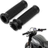 Amazicha Black 1” Motorcycle Hand Grips Handlebar Grips Compatible for Harley Sportster Touring Honda Kawasaki Suzuki Yamaha Bobber Chopper...