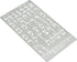 Aleks Melnyk No.418 Metal Stencil, Hebrew Alphabet, Hebrew Letter, Alef Bet Chart, Aleph Bet, Jewish Stencil, Template for Wood Burning, Pyrograph...