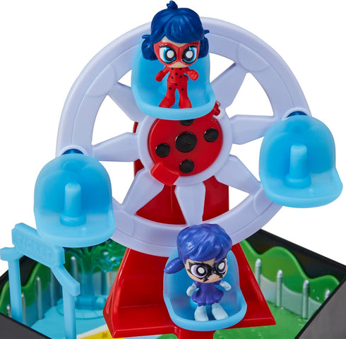 Miraculous Chibi Amusement Park: Rides & A Rescue Miracle Box Playset...