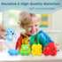 Toddler Toys Age 1-3, Baby’s First Animal Train Toy, Sensory & Soft Stacking Toys, Bright Colors - Preschool Learning Activities for Kids...
