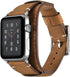 Compatible with Apple Watch Band 49mm 46mm 45mm 44mm 42mm(Series 3 2 1),Genuine Leather Bracelet Wrist Strap Compatible Apple Watch Ultra1/2 Serie...