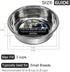 Stainless Steel Anti-Slip Dog Bowls,Non-slip Stainless Steel Pet Bowl with Foot Mat - Perfect for Mess-free Mealtime,Quiet Pet Bowls for Cats and ...
