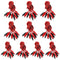 10 Groups 1M Alligator Clips Electrical, Insulated Test Leads with Alligator Clips, Stamping Double-Ended Jumper Wires for Electrical Testing...
