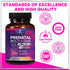 Women's Prenatal Multivitamin with Folic Acid + DHA, Prenatal Vitamin Supplement for Fetal Support w/ Folate, Omega 3, Vitamins D3, B6, B12 & Iron...