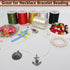 2 mm x 330 Feet Satin Nylon Cord, Silky Smooth Nylon String for Jewelry Making Bracelet Necklaces Beading Thread Rattail Macrame Kumihimo Chinese ...