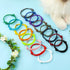 16pcs Puppy ID Collars, Newborn Puppy ID Bands, Soft Polyester Adjustable Whelping Collars Kitten Collars Whelping Puppy Identification Collars fo...