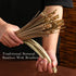 12-Inch Bamboo Wok Brush, Flat Brush, Kitchen Cleaning Brushes for Scrubbing and Cleaning Cooking Pots, Pans and Grilling Utensils (1 Pack)...