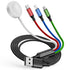 Travel 4 in 1 iWatch & iPhone Charger,Multi Charging Cable for Apple Watch Charger Wireless USB C Micro Nylon Compatible with iWatch Ultra/SE/9/8/...
