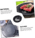 Portable Gas Stove Iron Baking Pan Stove Grill stove korean bbq grill carbon steel cake pan korean barbecue dish Non Stick Grill Pan broiler pan f...