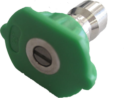 Pressure Washer Sprayer Nozzle Tip 1/4" Size 4.0, Green 25 Degree Stainless Steel for 2500 Psi, 3000 Psi, 3500 Psi, 4000 Psi Pressure Washer...