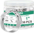 30PCS 1 Pex Crimp Ring,304 Stainless Steel Pex Cinch Clamps,Single Ear Hose Clamps for Pex Fittings Pipe Tubing...