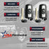 Car Key Fob Keyless Entry Remote fits BMW 3, 5, Series (KR55WK49123, KR55WK49127), Set of 2...