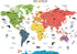 HomeEvolution Kids Educational Removable World Map Peel and Stick Large Wall Decals Stickers for Children Nursery Bedroom Living Room…...