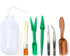 Ginsco 7pcs Succulent Transplanting Miniature Fairy Garden Planting Gardening Hand Tools Set...