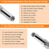 Gamebit Security Screwdriver, Double-ended 3.8mm 4.5mm Gamebit Screwdriver Bit Set Compatible with NES,SNES,N64,GameBoy,Game Cartridges Orange...