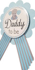 Dad to Be Pin Elephant Baby Shower Button It's a Boy for daddy to wear, Blue & Gray, Baby Sprinkle...