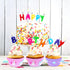ASTARON 200 Pcs Cupcake Liners for Party Cup Cake Baking Cups Cupcake Case Rainbow Cup Cake Liners for Decorations Girl Kids Birthday Supplies (Li...