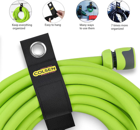 COLSEN Extension Cord Holder – 20 Inch large Heavy Duty Garage Organization Storage Straps - Cable Keeper, Wire Holders, Outdoor, Rope Strap, Hose...