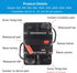 300 Amp Circuit Breaker with Manual Reset 12V-36V DC Waterproof Surface Mount for Car Audio Rv Marine Boat Truck Trolling Motors, 30-300A Car Spea...