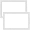 White Disposable Placemats for Baby, Kids, Toddler, Children, Adults - Neat and Sticky Plastic Placemat Table Topper Solutions for Restaurant, Sch...