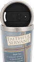 Faithful Servant Thank You 16 Ounce Stainless Steel Travel Mug with Lid...