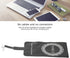 Qi Type C Ultra Thin Charging Receiver, Type C DC 5V/800mA Universal Charger Adapter Portable Qi Charging Receiver for Mobile Phone...