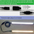 T5 T8 LED Tube Light Black Connecting Wire 30cm/ 1ft /12inches Double Male to Male End Extension Cord for Black LED Integrated Tube Grow Lights Fi...
