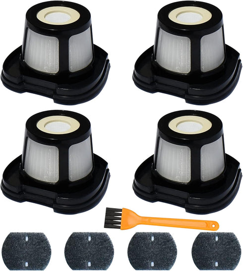 Vacuum Filter Replacement for Bissell 2284W, 2390, 2389, 2390A, Replace Parts for 1614212, 1614203, 1614204,4 Mesh Filters and 4 Foam Filters...