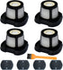 Vacuum Filter Replacement for Bissell 2284W, 2390, 2389, 2390A, Replace Parts for 1614212, 1614203, 1614204,4 Mesh Filters and 4 Foam Filters...