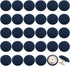 BENECREAT 32 Sets 0.67Inch Baseball Cap Button Top Replacement Hats Buttons, Prussian Blue Cloth Covered Hat Button for Hat Replacement Repair Jea...