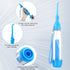 Nuanchu Tonsil Stone Remover Set, 1 Manual Pump Type Low Pressure Irrigator Oral, 1 Tonsil Stone Remover with LED Light, 1 Stainless Steel Removal...