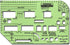 Rapidesign House Furnishings Template, 1/8 Inch = 1 Foot Scale, 1 Each (R714A)...