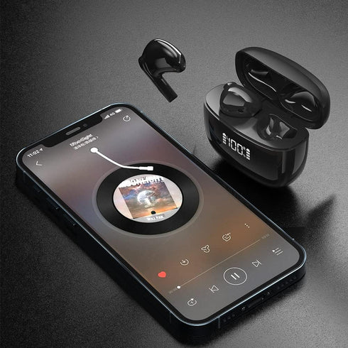 BD&M Wireless Earbuds, Bluetooth Earbuds Wireless Headphones, TWS Earphones in-Ear Wireless Ear Buds Built in Mic Headset Premium Sound with Deep ...