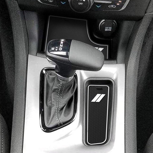 SENSHINE Anti Dust Cup Holder Insert for Dodge Charger Accessories 2015-2021 2022 2023 2024 Non-Slip Center Console Shifter Liner Trim Premium Cus...