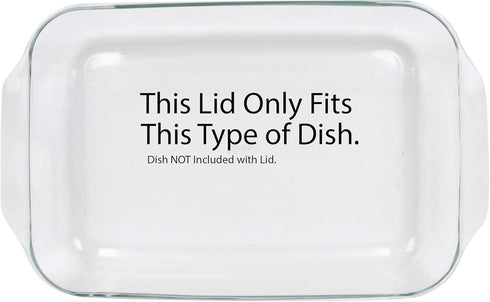 Pyrex 233-PC 3qt Red Replacement Food Storage Lid, (Only Fits Pyrex 233 Glass Dish NOT Pyrex C-233 Dish) Made in the USA...